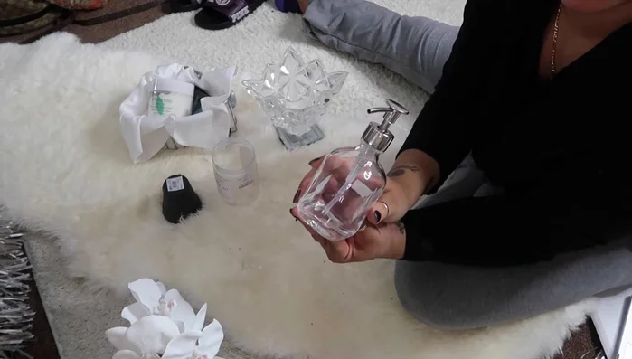 Use Ikea pumps for face toner and other liquids for a chic look.