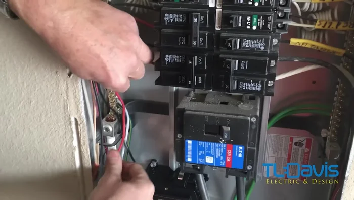 Replace the electrical panel cover.