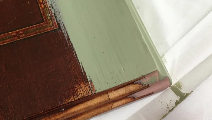 Paint the repaired area.