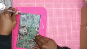 Upcycled Energy Drink Box Journal Cover: A Mixed Media Tutorial