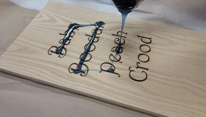 Finish the tray using Rubio Monocoat Pure, applying it with a scrubby pad and buffing it off with a t-shirt.