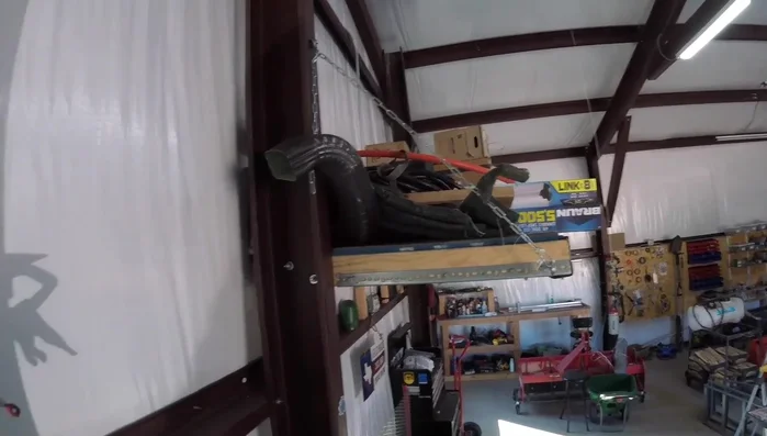 Attach expanded metal to the top for a lightweight shelf.