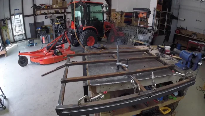 Clean and finish the rack.