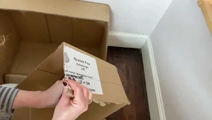 Cut and glue the bottom shelf pieces together, making sure the top part is the same depth as the top shelf for support.