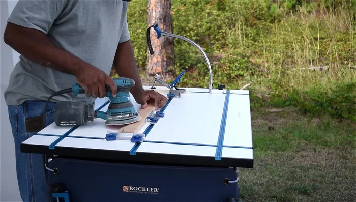 Sand all pieces thoroughly to prepare for assembly.