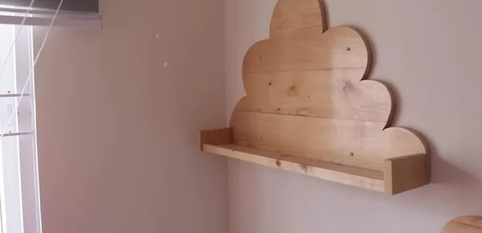 Style and decorate shelves.