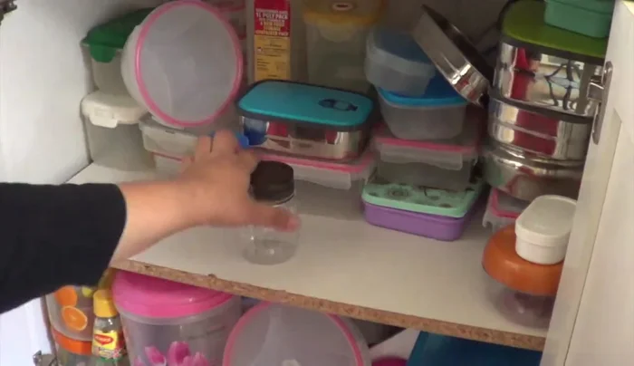 Declutter Unnecessary Containers: