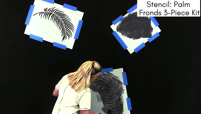 Roll on the darkest color first, leaving some wall color showing.