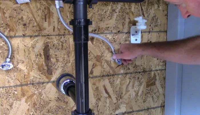 Connect the other end to the filter using a compression nut, sleeve, and insert to prevent tubing collapse.