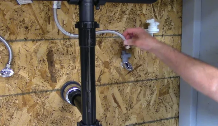 Connect the other end to the filter using a compression nut, sleeve, and insert to prevent tubing collapse.