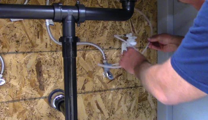 Align the filter with the bracket arrow and twist to lock it into place.