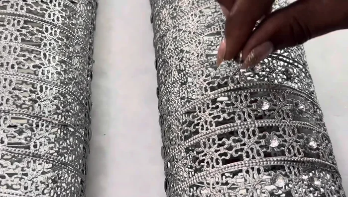 Add small gems using a skewer and adhesive.