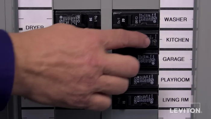 Test the switches by operating them several times at both locations to ensure the lights turn on and off correctly.