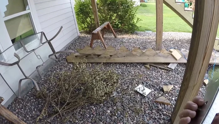 Secure with screws: Tighten screws through the angle brackets to reinforce the connection.