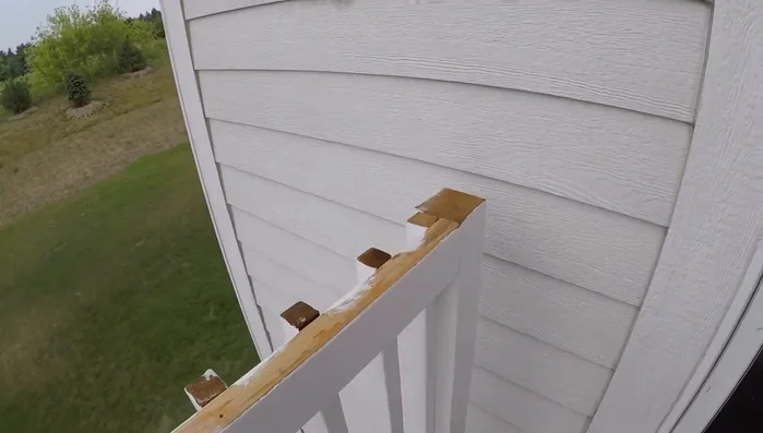 Inspect the repair: Check the railing's stability to ensure the fix is effective.