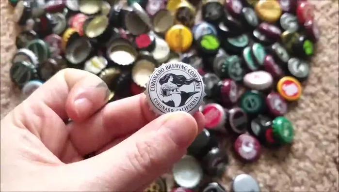 Select your bottle caps.