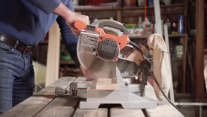 Measure and cut another 1x6 pine board for the back support and screw it onto the bench.