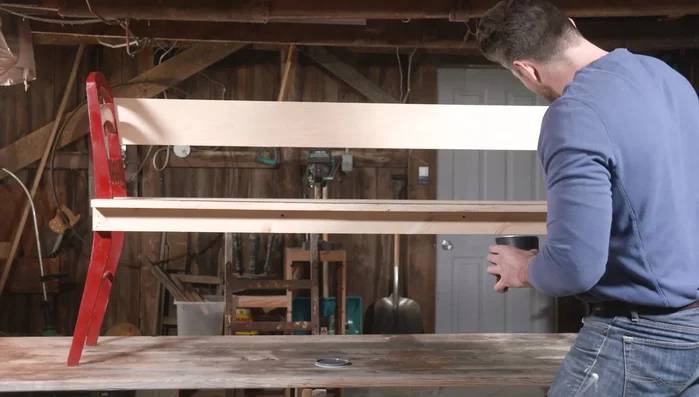 Apply two coats of semi-gloss paint.