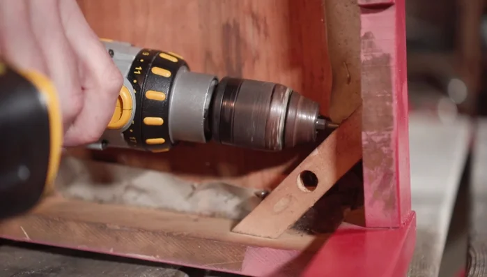 Cut off the C framing and front legs using a circular saw.