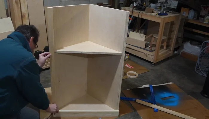 Attach the top faceboard using pocket screws.