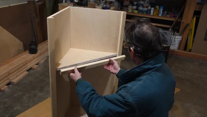 Attach the top faceboard using pocket screws.