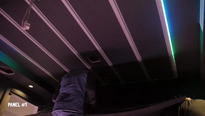 Install panels using magnets and secure with screws.