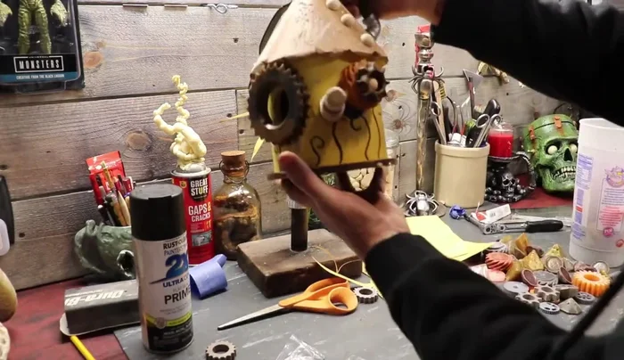 Add details: Add a gauge and other small details.