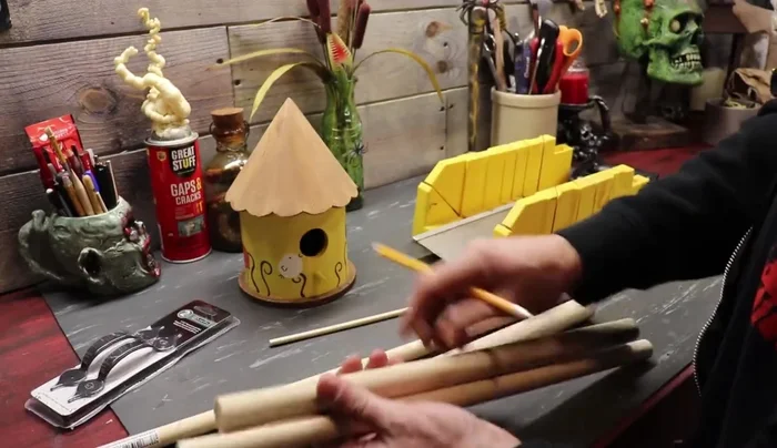 Create and attach the seam: Use tape and devcon to create a seam around the funnel top.