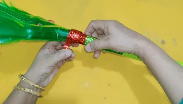 Decorate (optional): Wrap decorative tape around the handle for a better look.