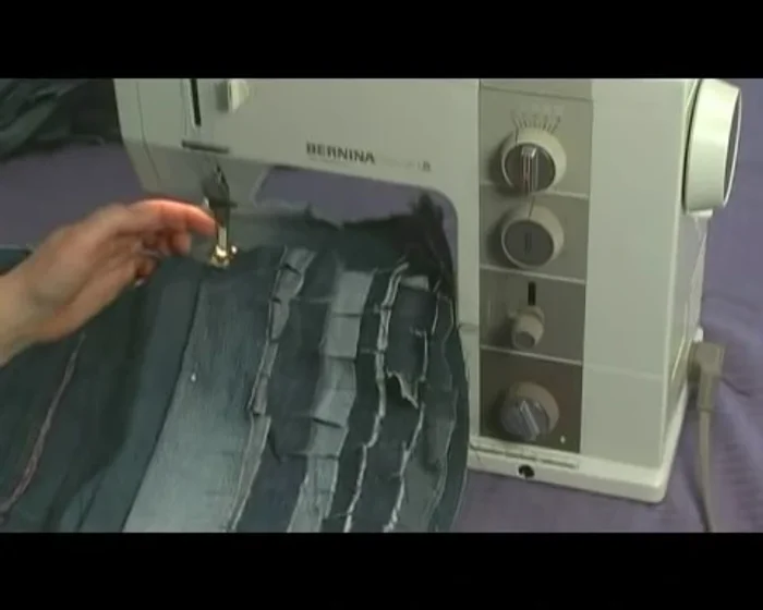 Remove pins as you sew.