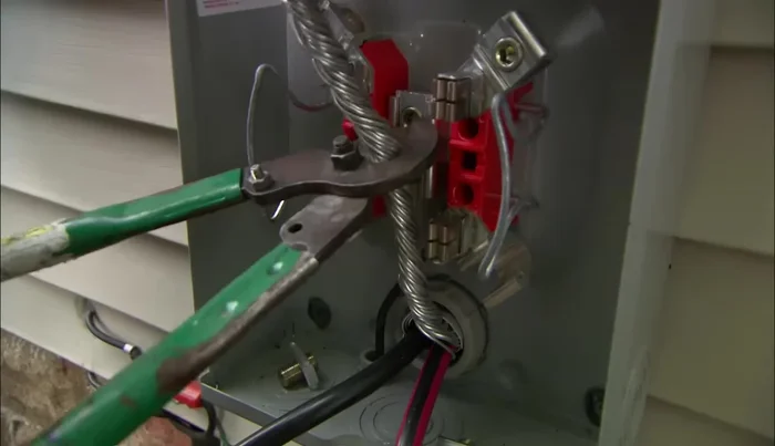 Install the meter and cover.