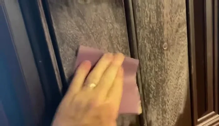 Clean the area with acetone to remove grease and debris.