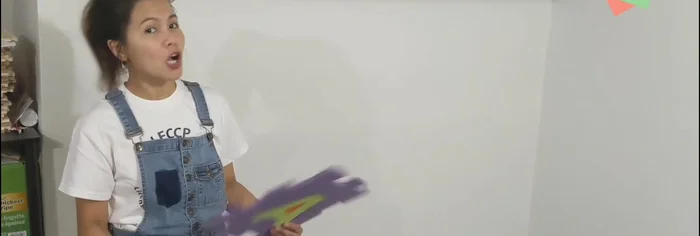 Apply painters tape to the marked area to create clean edges.