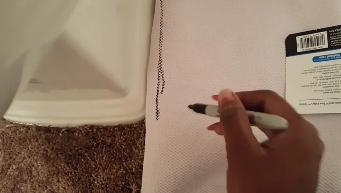 Clean up any loose fibers.