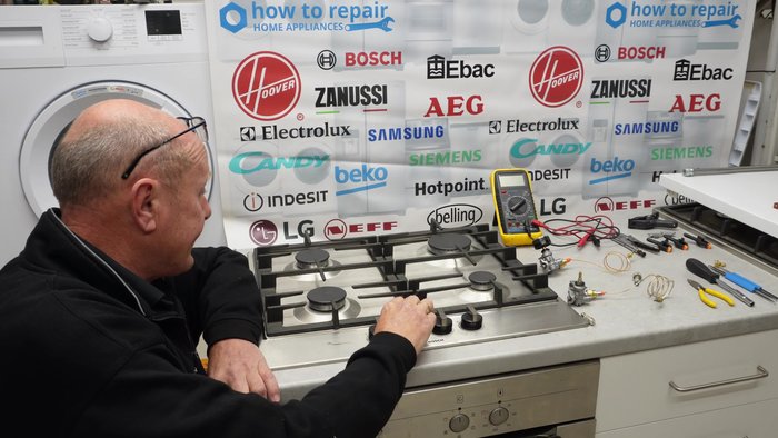 Identify the component: The thermal couple is responsible for keeping the flame lit after you release the knob. It generates a small amount of DC electricity when heated.