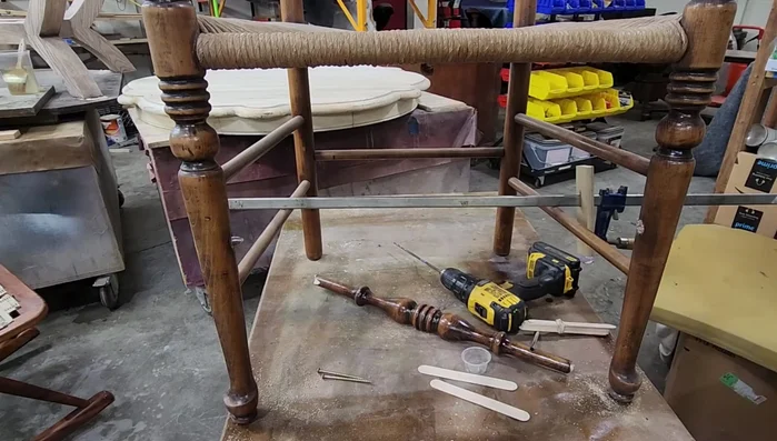 Coat the screws with epoxy before inserting them, for added strength and to prevent splitting. 