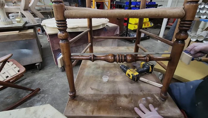 Coat the screws with epoxy before inserting them, for added strength and to prevent splitting. 