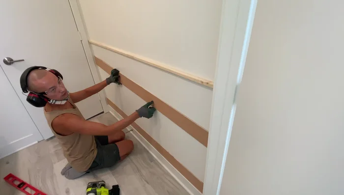 Prime the lower third wall before painting.