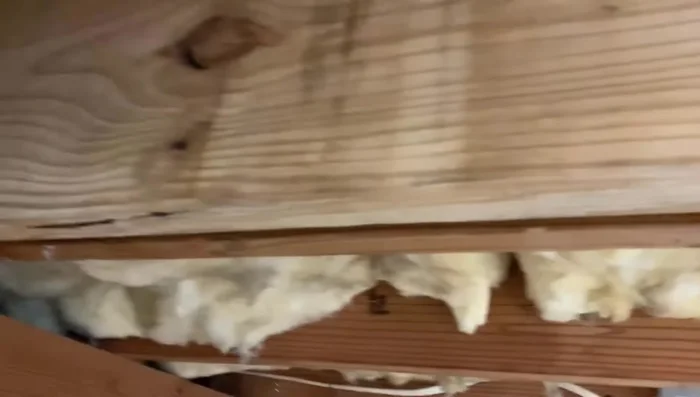 Clamp the new joist securely to the existing one.