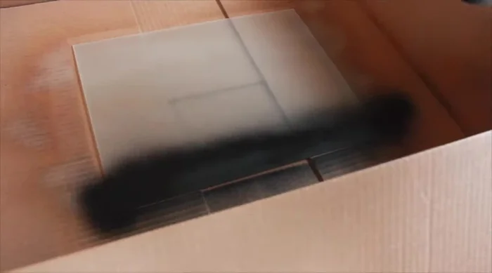 Add a second coat of chalkboard paint while waiting for the first coat to dry.