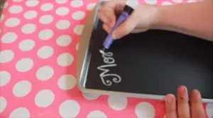 DIY Chalkboards from Cookie Sheets & Dollar Store Frames