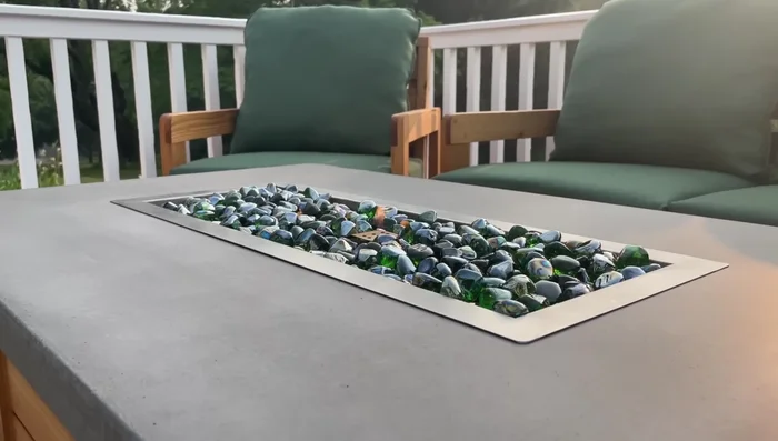 Add fire rocks and enjoy!