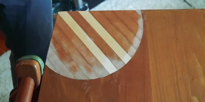 Apply a layer of boiled linseed oil, followed by several layers of polycrylic satin finish, sanding lightly between each layer to achieve a smooth, even finish.