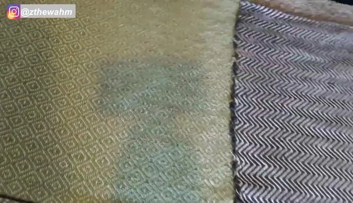 Arrange rugs, overlapping to create desired size and shape. Fold longer rugs to create a seamless look.