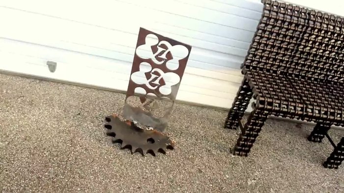 Large Harley Davidson-themed sculpture (unfinished)