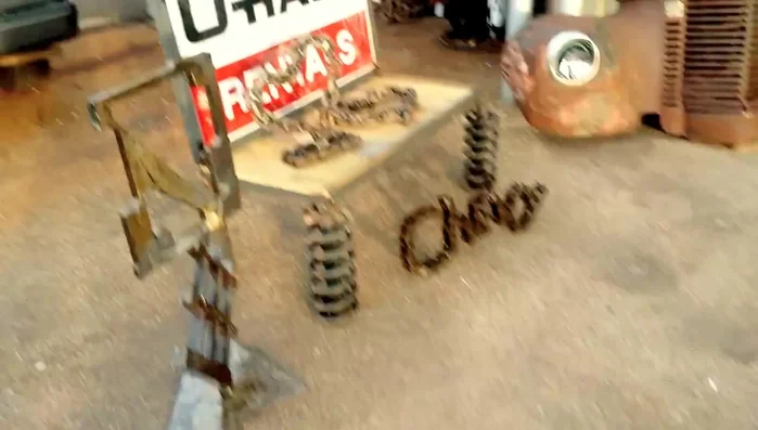 Large Harley Davidson-themed sculpture (unfinished)