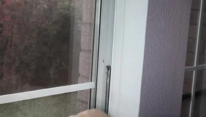 Repeat steps 7 and 8 for the other side of the window.