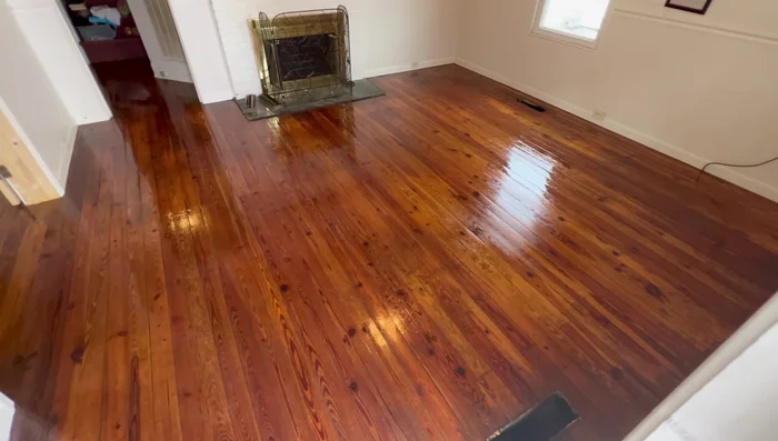 Second Polyurethane Coat: Apply a second coat of polyurethane for a smooth, even finish. This coat levels and evens out the sheen.