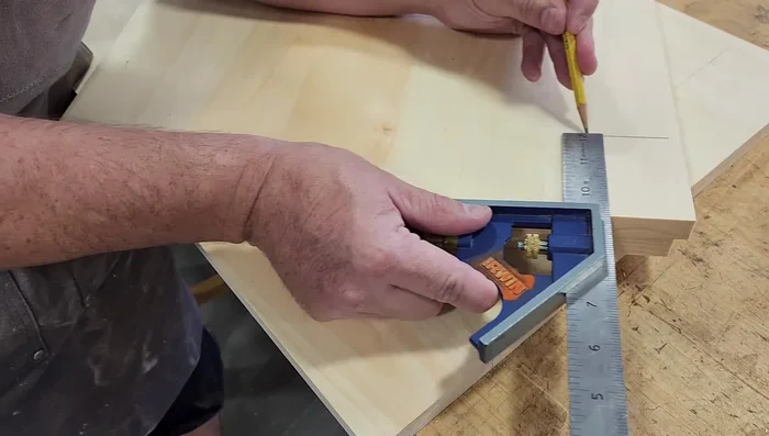 Round over exposed edges and sand.