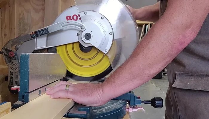 Trim boards to final width on the table saw and label them (front, back, sides, top).